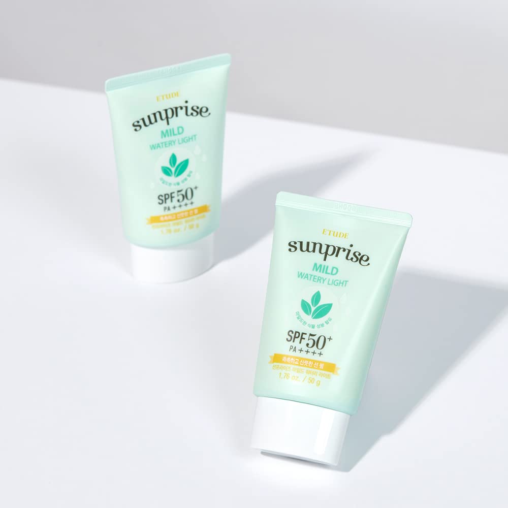 ETUDE Sunprise Mild Weightless Watery Light Texture SPF50+/PA+++ 1.7 fl. Oz (50ml) - Image 9