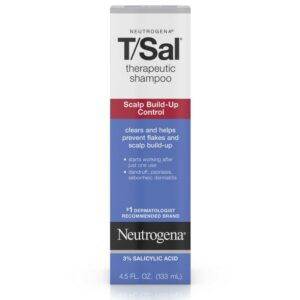 Neutrogena T/Sal Therapeutic Shampoo, Scalp Build-Up Control 4.5 oz