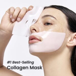 BIODANCE Bio-Collagen Real Deep Mask, Hydrating Overnight Hydrogel Mask, Pore Minimizing, Elasticity Improvement