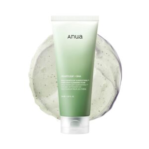 ANUA Heartleaf Quercetinol Pore Deep Cleansing Foam, Facial Cleanser, for Double Cleansing, BHA, Hyaluronic Acid, Glycerin, Face Wash, Blackhead Remover, (150ml/50 fl.oz.) (Packaging may vary)