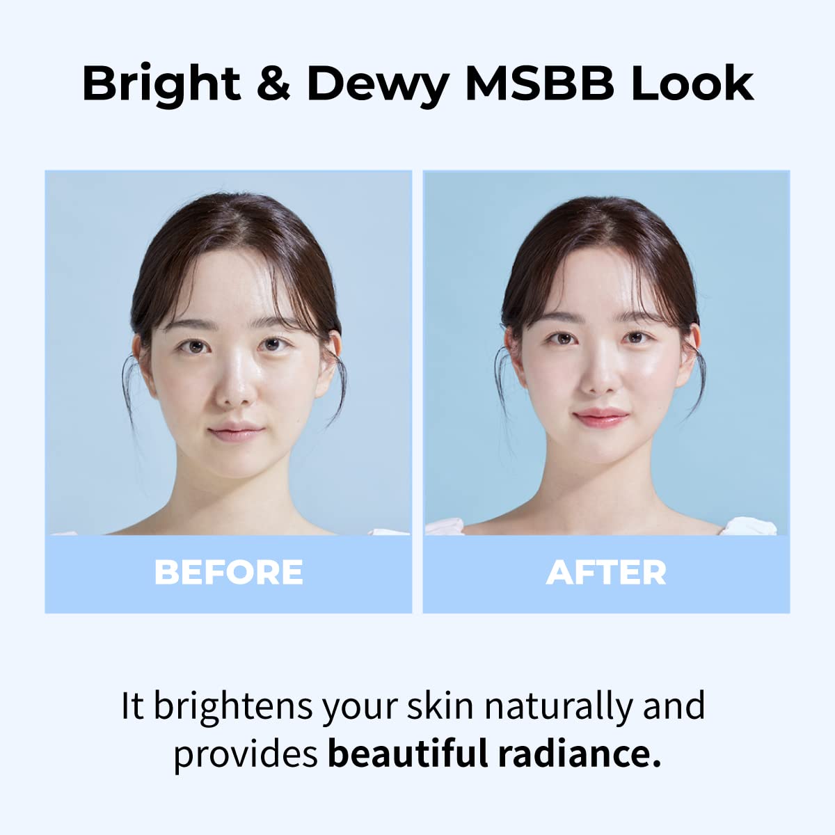 numbuzin No.1 Pure Glass Clean Tone Up | Hyaluronic Acid, Glossy Finish, Tinted, Light Beige Color | 1.69 fl oz (Online Only) - Image 3