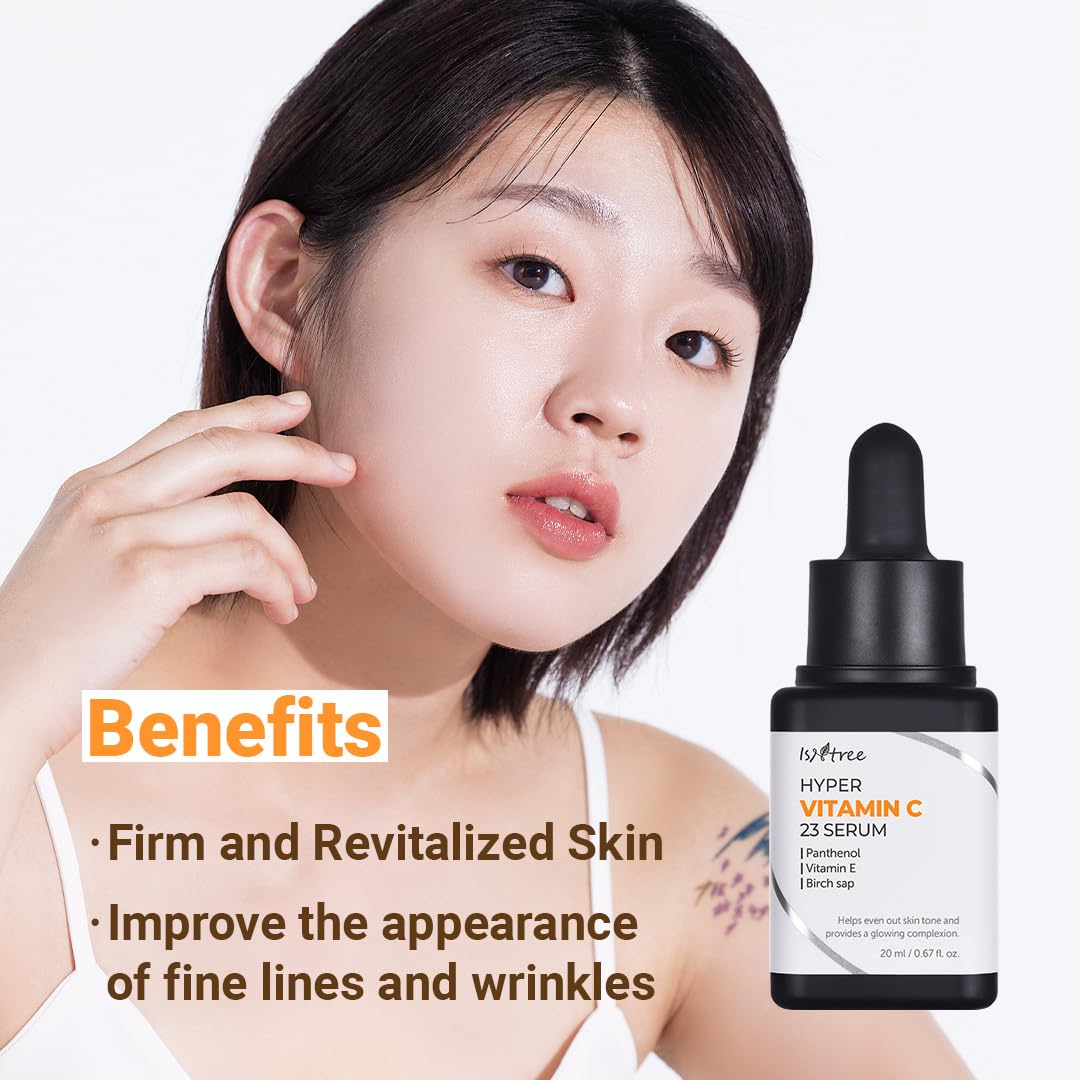 ISNTREE Hyper Vitamin C 23 Serum 20ml | Vitamin E | Panthenol | Even Skin Tone - Image 6