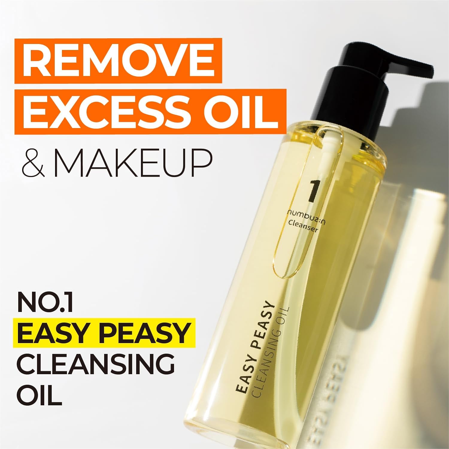 numbuzin No.1 Easy Peasy Cleansing Oil , 200ml (Online Only) - Image 3