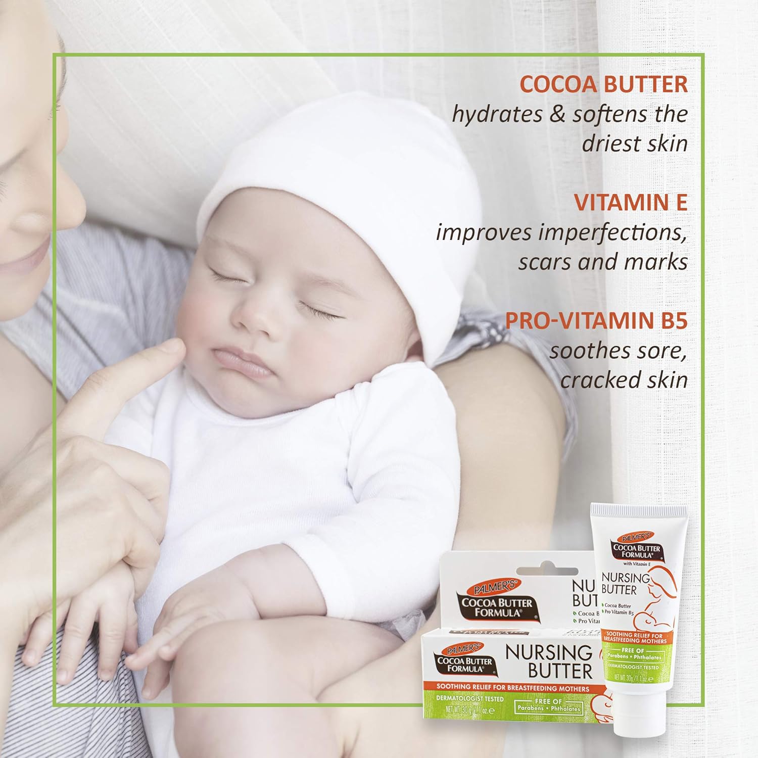 Palmer's Cocoa Butter Formula Nursing Butter, 1.1 Ounce - Image 5