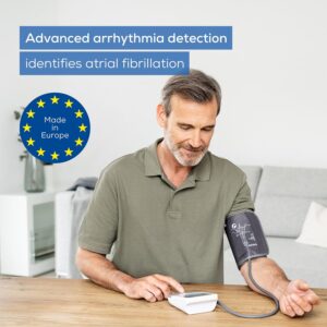 Alternative view of Beurer BM53 Automatic Blood Pressure Monitor, Clinically Validated Blood Pressure Machine with Arrhythmia & AFib Detection for Stroke Prevention