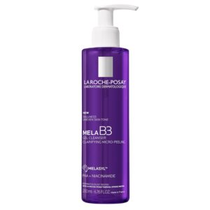 La Roche-Posay Mela B3 Gel Cleanser | Formulated With Melasyl + Niacinamide + PHA | Anti Aging Face Wash For Discoloration, Dark Spots & Post Acne Marks | Dark Spot Corrector