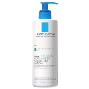 La Roche-Posay Lipikar Urea 10% Roughness Smoothing Lotion | Body Lotion For Dry Skin With 10% Urea + Shea Butter + Allantoin 400ml