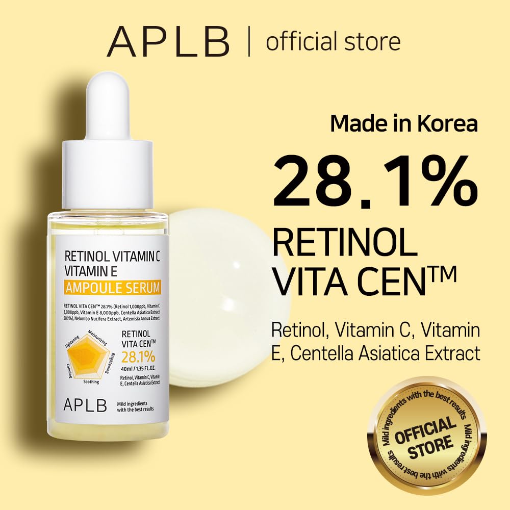 APLB Retinol Vitamin C Vitamin E Ampoule Serum | RETINOL VITA CEN™ 28.1% 1.35 FL.OZ - Image 3