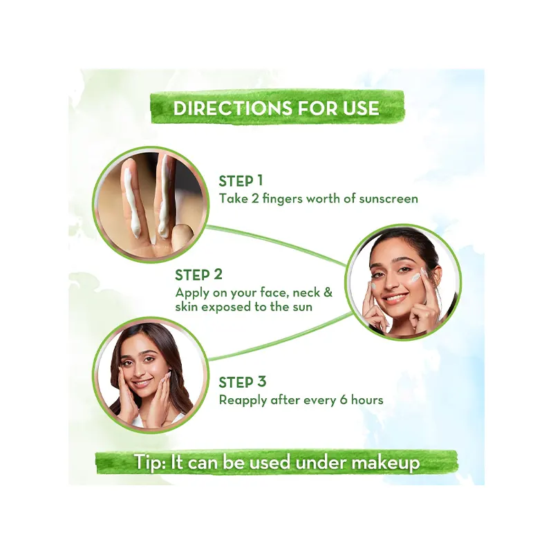 mamaearth Rice Water Dewy Sunscreen 50g - Image 5