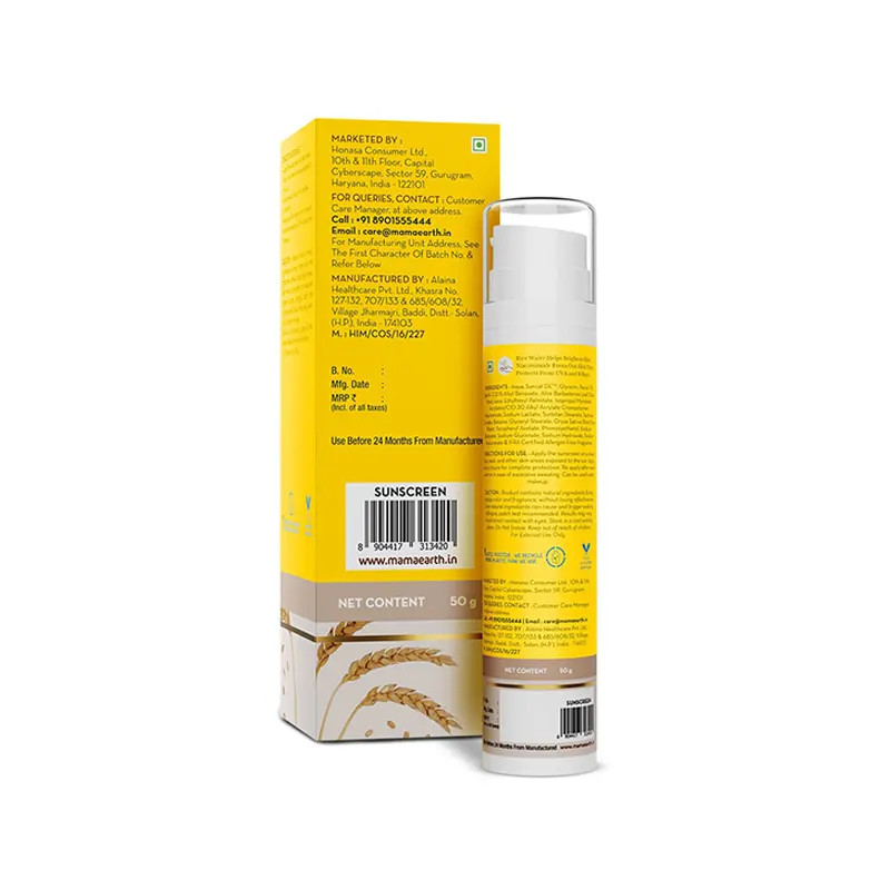 mamaearth Rice Water Dewy Sunscreen 50g - Image 6
