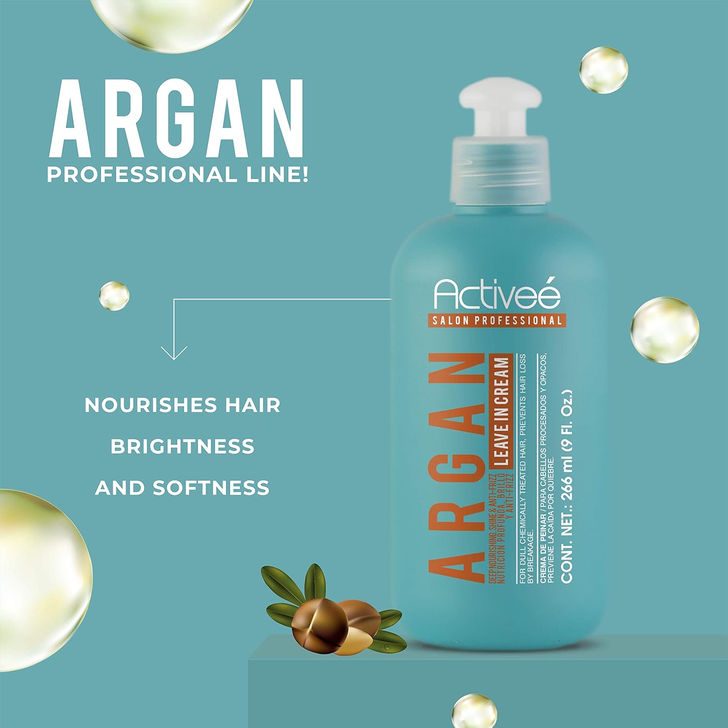 Activee Argan Leave In Cream 9oz - Image 4