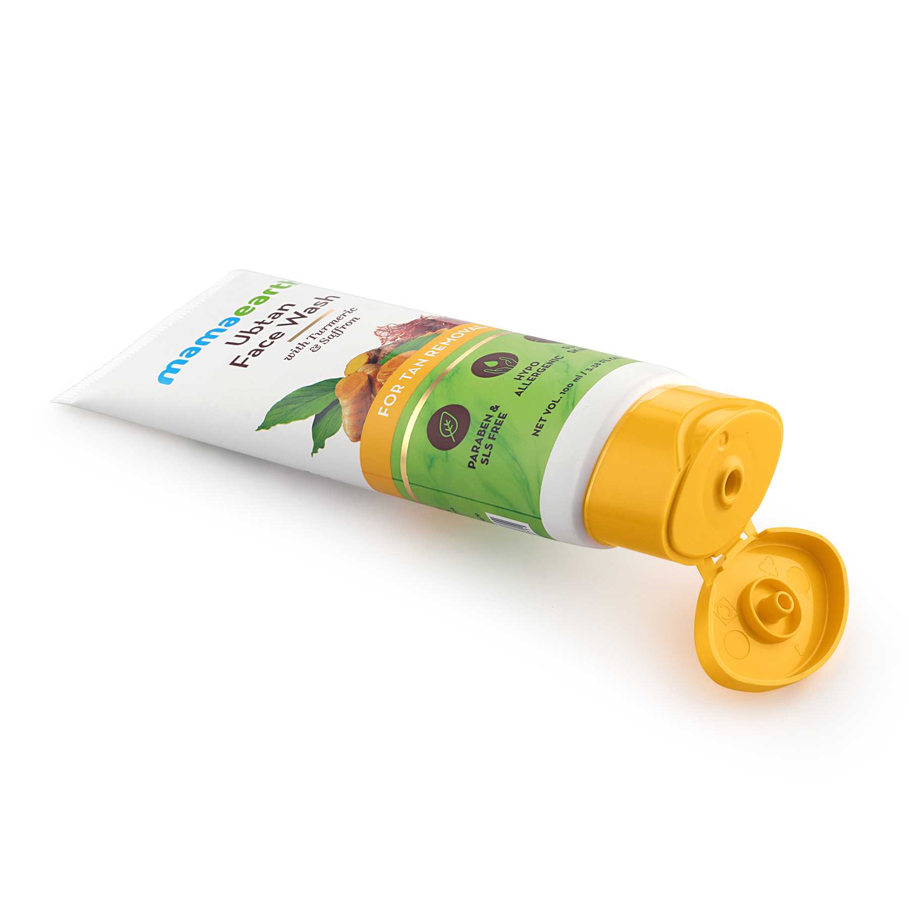 mamaearth Ubtan Facewash for tan removal, 100ml - Image 4