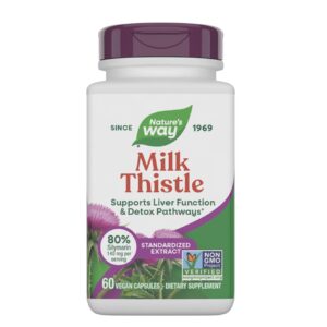 Nature's Way Milk Thistle 60 Vegan Caps (Packaing May Vary)