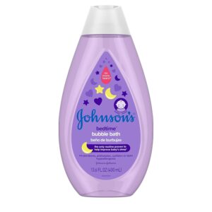 Johnson's Baby Hypoallergenic Bedtime Baby Bubble Bath with Natural Calm Aromas, 13.6oz
