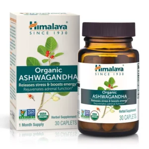 Himalaya Organic Ashwagandha, 30 Vegan Caplets