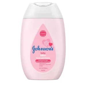 Johnson's Moisturizing Mild Pink Baby Body Lotion, Coconut Oil for Delicate Skin, Hypoallergenic - 3.4 fl oz