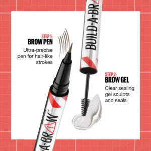 Alternative view of Maybelline  Maybelline Build-A-Brow 2-in-1 Eyebrow Pen & Sealing Eyebrow Gel - 0.05 fl oz.