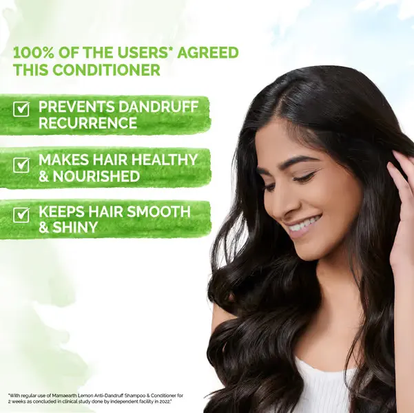 mamaearth Lemon Anti-Dandruff Conditioner – 250ml - Image 4