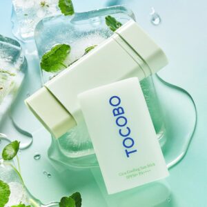Alternative view of TOCOBO Cica Cooling Sun Stick SPF50+ PA++++  - Fermented Cica Complex, Cooling Sun Stick, Reduces Skin Temperature, Quick Soothing, Lightweight and Moisturizing Sun Stick