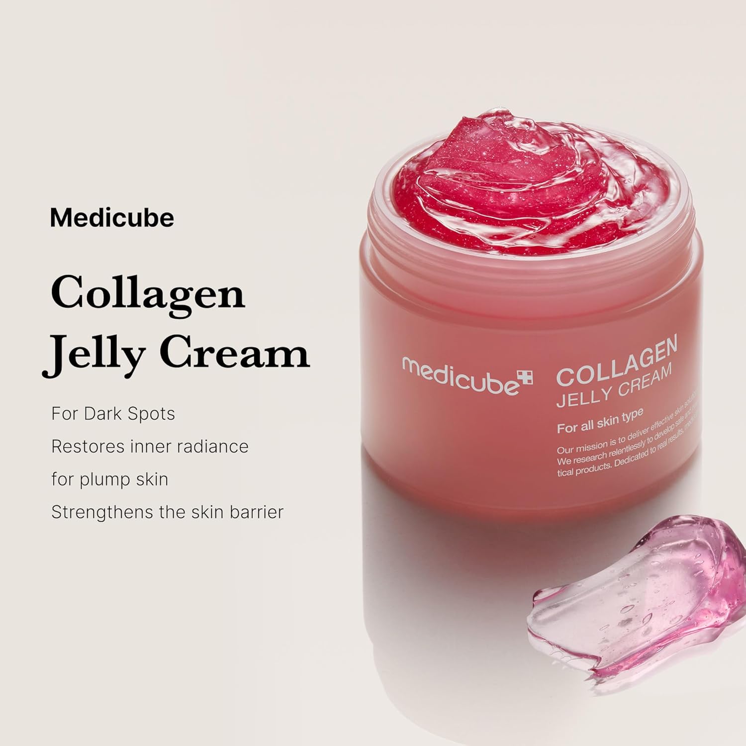 Medicube Collagen Jelly Cream- Niacinamide & Freeze-Dried Hydrolyzed Collagen - 1.69oz - Image 4