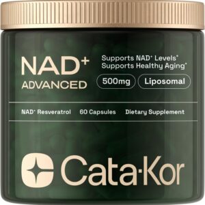 NMN Supplement Alternative - Liposomal NAD w/Resveratrol - High Purity NAD Supplement for Anti-Aging, Energy, Focus
