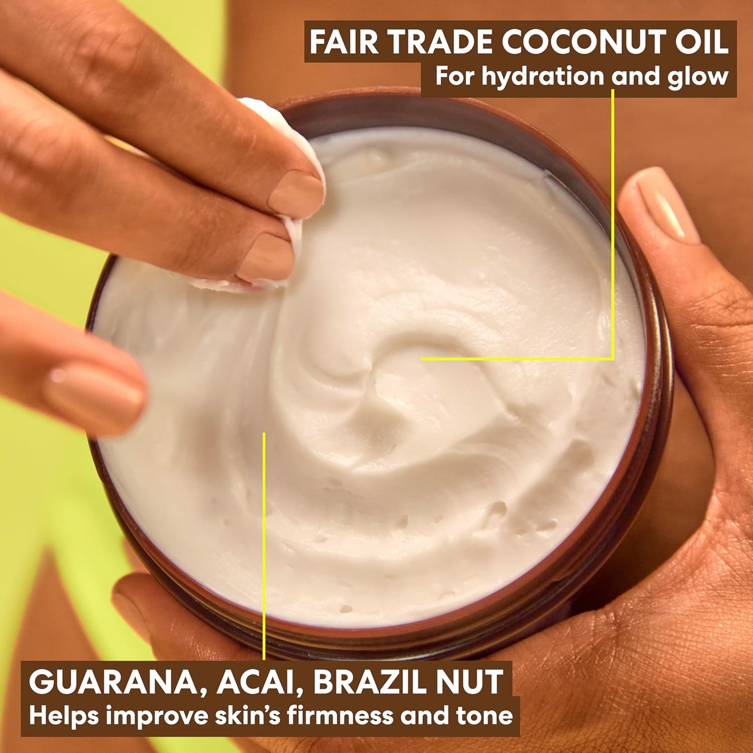 Palmer's Coconut Oil Formula Brazilian Coco Cream with Vitamin E, 8.8 Fl Oz, Whipped Bum, Bust & Body Cream, Helps with Skin Tightening & Firming - Image 7