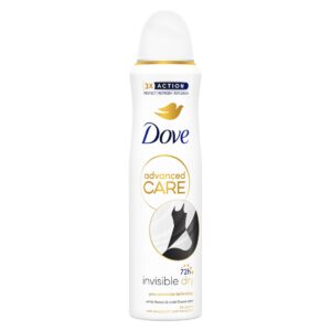 Dove Advanced Care Invisible Dry Antiperspirant Deodorant Spray White Freesia & Violet Flower 250ml