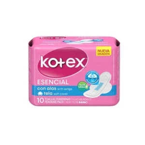 Kotex Esencial Medium Flow 10's (Packaging may vary)