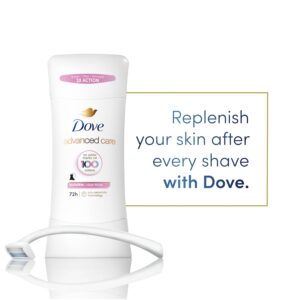 Dove Advanced Care Antiperspirant Deodorant Stick  72-Hour Sweat & Odor Protection, 2.6 oz