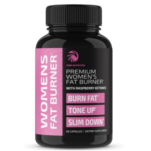 Nobi Nutrition Fat Burners For Women | Weight Loss Pills for Women Belly Fat & Appetite Suppressant | Raspberry Ketones | Metabolism Booster | Back Fat Reducer & Bloating Relief | Diet Pills for Fast Result 60 Ct