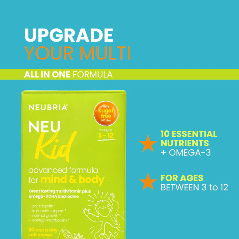 Neubria Neu Kid® - Multivitamin + Omega-3, 30ct - Image 2