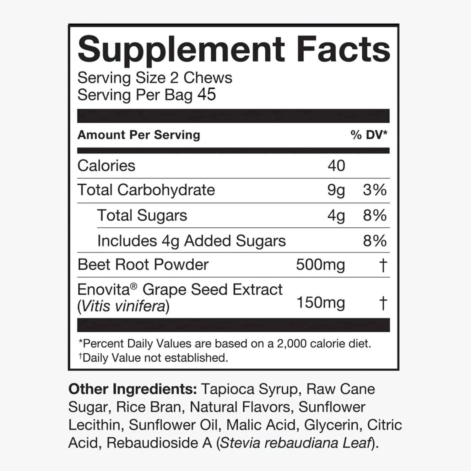 humanN SuperBeets Heart Chews, 90 Count - Blood Pressure Support (Packaging may vary) - Online Only - Image 3