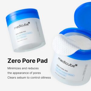 Alternative view of Medicube Zero Pore Pads, Dual-Textured Facial Toner Pads for Exfoliation and Pore Care with 4.5% AHA Lactic Acid & 0.45% BHA Salicylic Acid, Ideal for All Skin Types,(70 Pads)