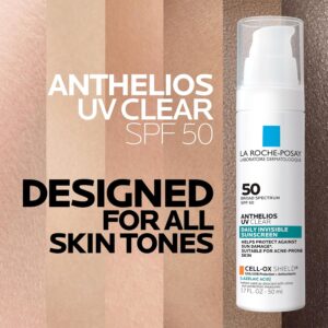 Alternative view of La Roche Posay Anthelios UV Clear Sunscreen SPF 50, Daily Sunscreen for Face with Azelaic Acid, Broad Spectrum Invisible SPF Protection for Acne and Rosacea Prone Skin
