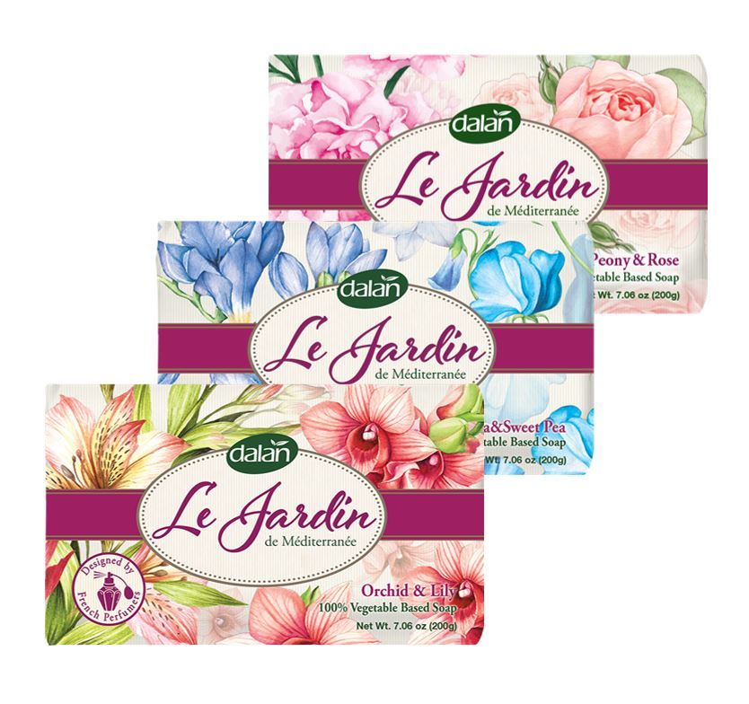 Dalan Le Jardin Soap Bar 200g Freesia & Sweet Pea - Image 4