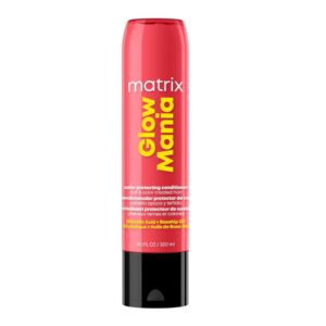 Matrix Glow Mania Color Protecting Sulfate-Free Conditioner For Dull and Color-Treated Hair - Preserves Color Vibrancy and Enhances Shine, With Glycolic Acid & Rosehip Oil  10oz