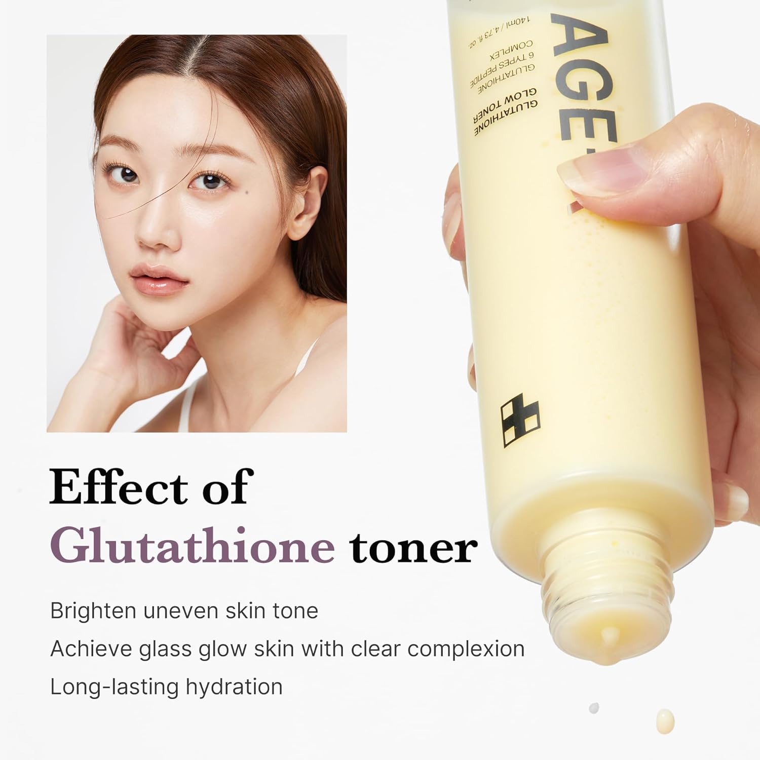 Medicube Age-R Glutathione Glow Toner 140ml - Image 7