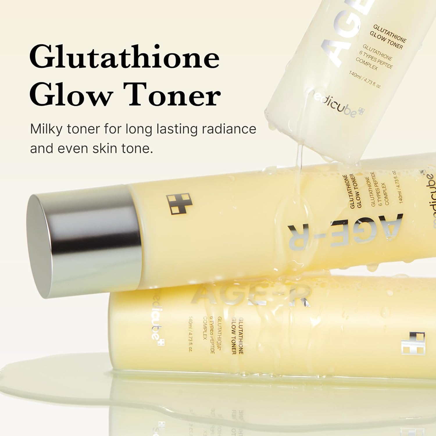 Medicube Age-R Glutathione Glow Toner 140ml - Image 5