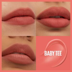Alternative view of Maybelline Super Stay Teddy Tint Long Lasting Matte Lip Tint - 0.17 fl oz - 25 Baby Tee