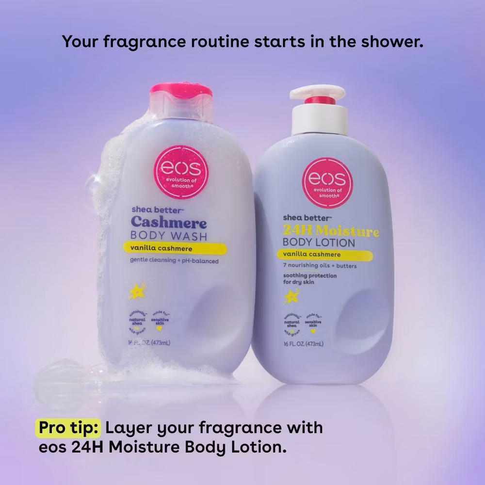 eos Shea Better Cashmere Body Wash - Vanilla Cashmere - 16 fl oz - Image 7