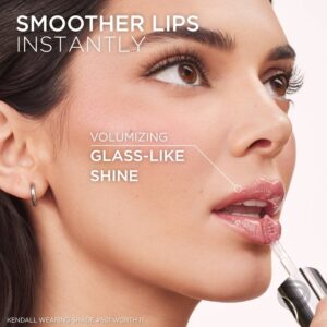 Alternative view of L'Oreal Paris Plump Ambition Hyaluron Lip Oil Plumping Lip Gloss - 0.16 fl oz - Crystal Clear
