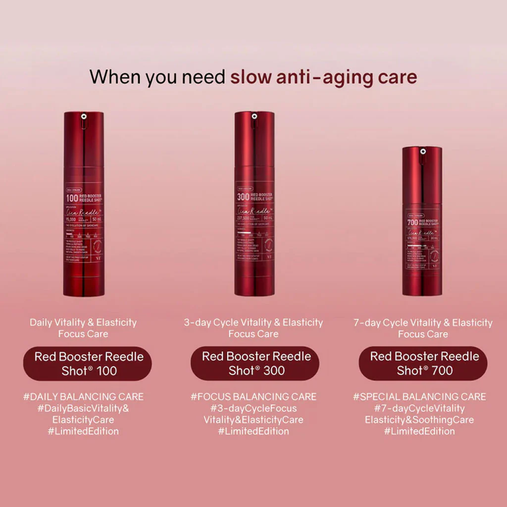 VT COSMETICS Red Booster Reedle Shot 300, 50ml - Image 5