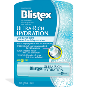 BLISTEX Ultra-Rich Hydration Dual Layer Lip Balm SPF 15, 0.13 Oz