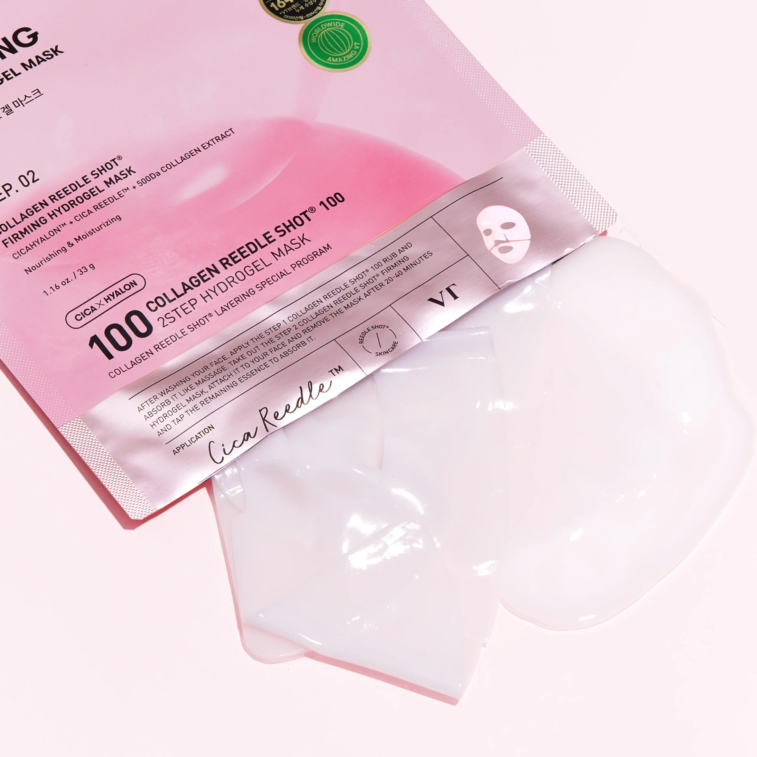 VT Collagen Reedle Shot 100 2-Step Hydrogel Mask - Image 3