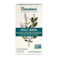 Himalaya Holy Basil Tulsi Herbal Supplement, Stress Relief, Relaxation, Occasional Sleeplessness, Promotes Calm,Vegan, 720 mg, 30 count