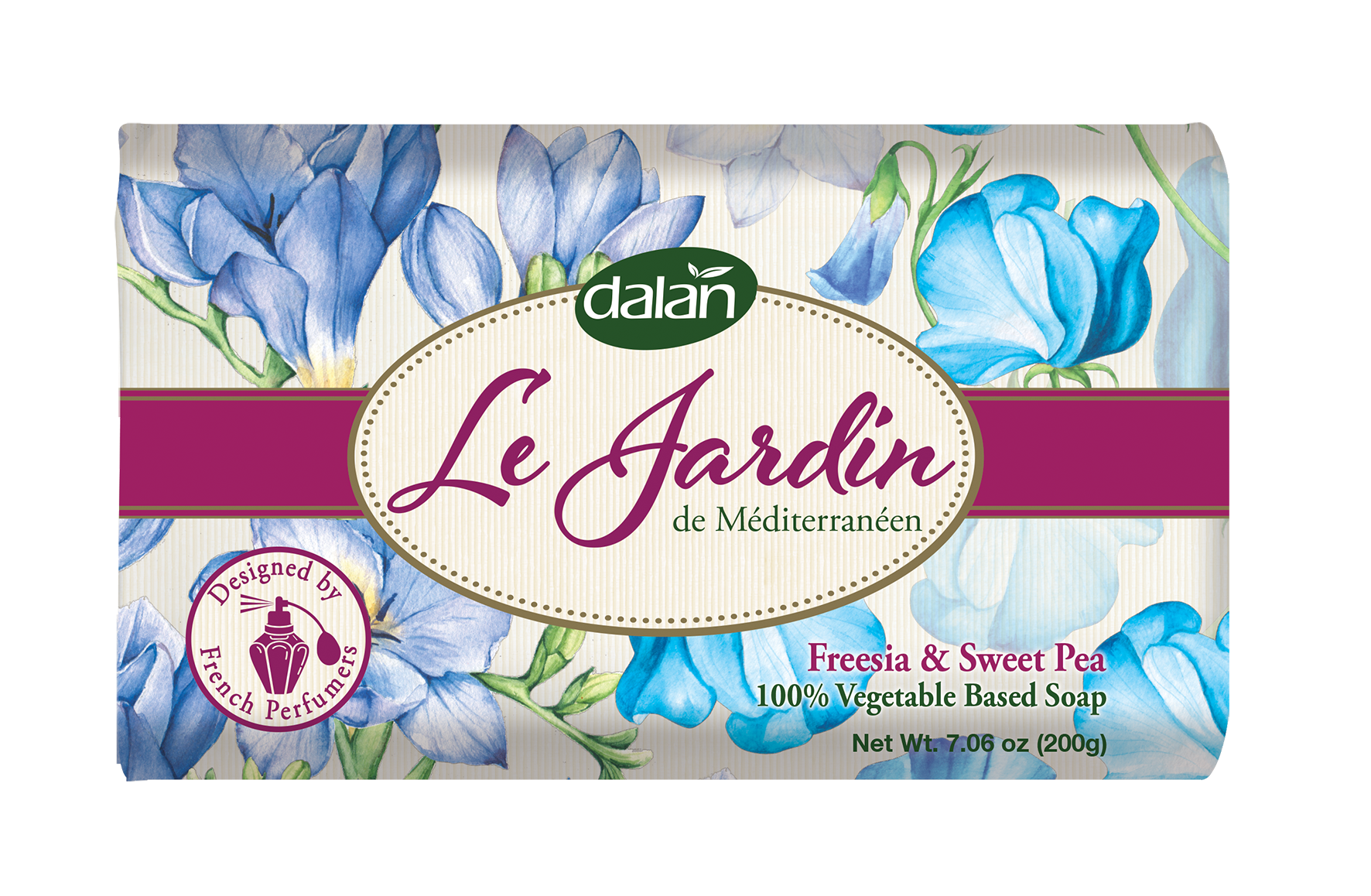 Dalan Le Jardin Soap Bar 200g Freesia & Sweet Pea - Image 3
