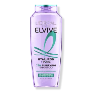 L'Oréal Elvive Hyaluron Plus Pure 72H Purifying Shampoo for Oily Hair 12.6oz