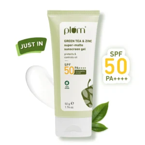 Plum Green Tea & Zinc Matte SPF 50 Sunscreen Gel For Oily, Normal, Combination & Dry Skin