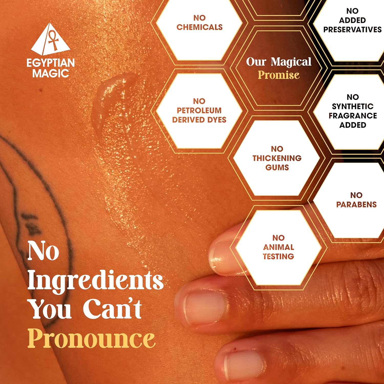 Egyptian Magic - All Purpose Face, Body, and Dry Skin Moisturizing Cream, Skin Protectant for Women & Men, Eczema Care Healing Balm, Scar Treatment, Stretch Marks, and Tattoo Aftercare, 2oz Jar - Image 7