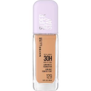 Maybelline Super Stay Up to 30HR Wear Lumi-Matte Liquid Foundation - 1 fl oz- 129